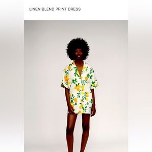 Zara linen dress. New!